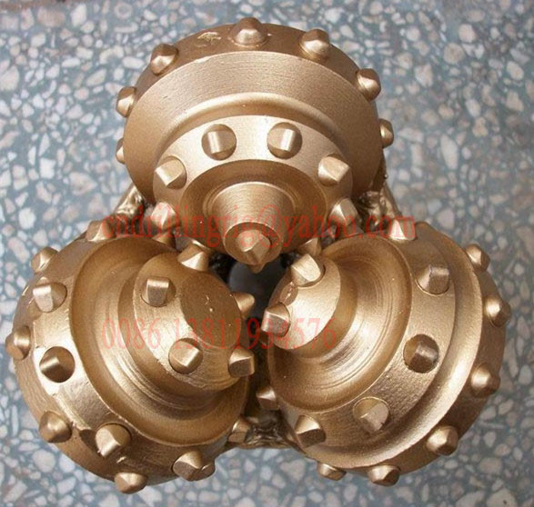 Buy Anti Abrasive Steel Tooth Tricone Bit , Elastomer Sealed TCI Hard Rock Drill Bits at wholesale prices