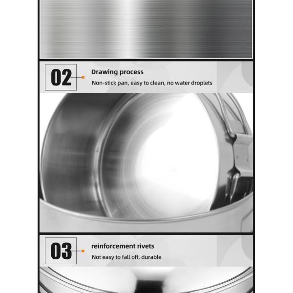 Lightweight Outdoor Cookware Set Nonstick For Family Hiking