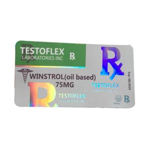 Waterproof Permanent Adhesive Glass Vial Labels With Glossy Surface Finish