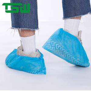 Quality 65gsm PP Nonwoven Disposable Non Skid Shoe Cover for sale