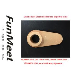 Buy cheap Zirconia Slide Gate Plate Embedded Type With 5.4g/cm3 Density Erosion Resistant from wholesalers