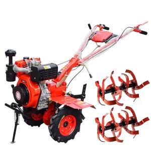 178F 900mm-1350mm Diesel 6 HP Power Tiller Machine