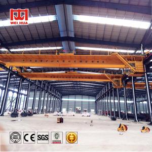 Remote Cabin Control Electric Overhead Crane Double Beam EOT Crane 7.5m~31.5m