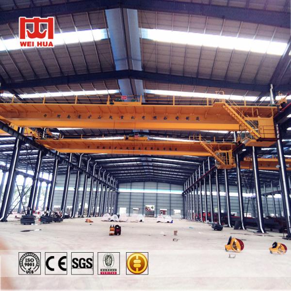 Remote Cabin Control Electric Overhead Crane Double Beam EOT Crane 7.5m~31.5m