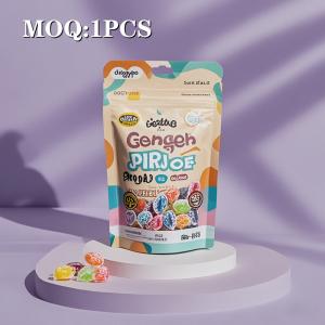 Custom FDA Smell Proof Moisture Proof Packaging Bags with U-Shaped Notch Sides