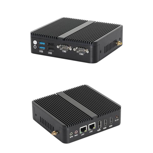 Industrial Computer With DDR4 16G RAM Intel N100 Processor Fanless Cooling