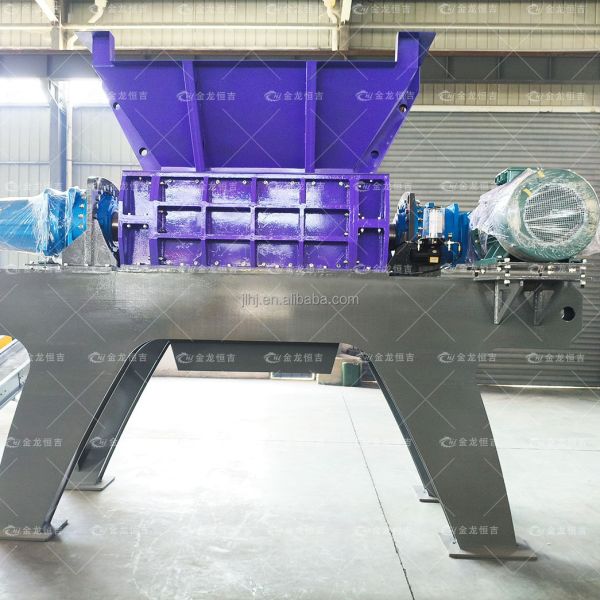90 kW Power 20100 kg Weight Low Noise Double Shaft Shredder for Scrap Metal Recycling