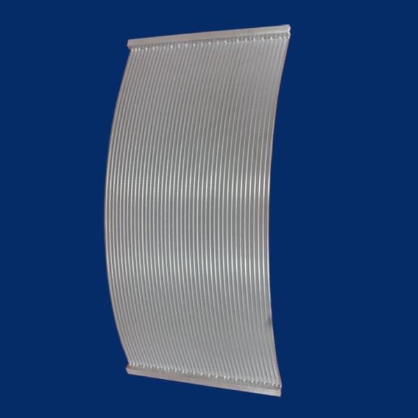 wedge wire screen panel or v wire filter plate or johnson screen plate / arc screen plate / sieve bend screens