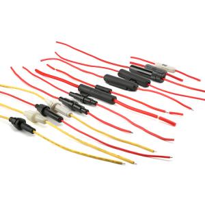 16AWG Gauge 5x20mm Inline Glass Tube Fuse Holder Splash Proof Waterproof