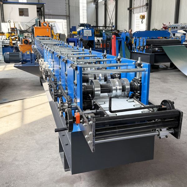 Automatically Buliding Material Drain Water Steel Profile K Gutter Making Roll Forming Machine
