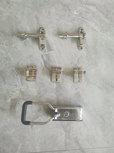 Stainless Steel Door Locking Gear for Reefer Truck Trailer Door Handle Lock and Refrigerated Truck Accessories