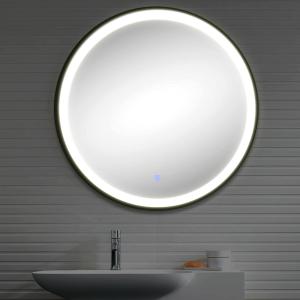 Quality 4mm Bathroom Vanity Wall Mounted Mirror 1.18&quot; With LED Lighting for sale