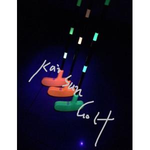 Quality mini fluorescent golf putter in black light (glow in uv light ), mini golf putter for sale