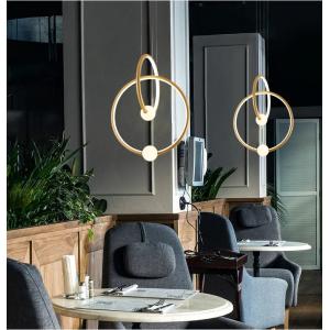 Lightweight Simple Kitchen Island Modern Ring Chandelier LED Pendant Circle