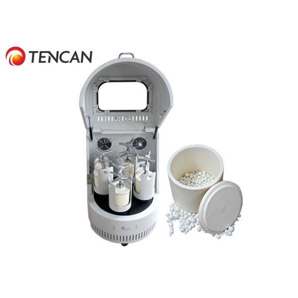 Buy 70 - 670rpm Lab Grinding Mill , 2L Laboratory Semi - Circle Vertical Ball Mill at wholesale prices