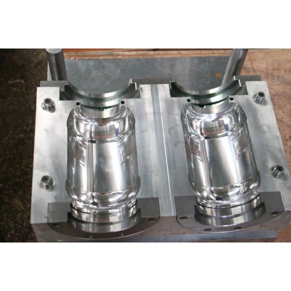 Two Cavity Wide Neck Mouth Pet Bottle Blow Molding Machine Fully Auto