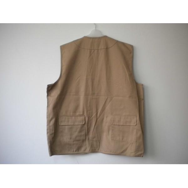 vest, mens vest in T/C 65/35 fabric, fishing vest, casual vest
