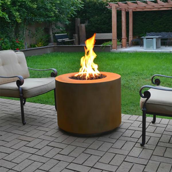 Outdoor Decoration Corten Steel Wood Burning Fire Pit For Garden And Backyard