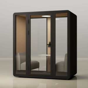 Quality 2 Person Pod with 7-Layer Acoustic Structure 5 Year Warranty and Easy Assembly Soundproof Booth for Focused Work for sale