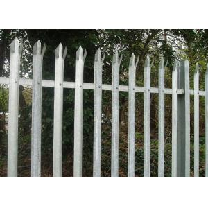 Anti Rust 6ft Galvanized Steel Palisade Fencing with D Section