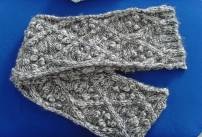 Knitted handmade scarves