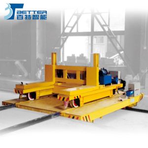 Turntable Rail Transfer Trolley Running On Insulated Railway