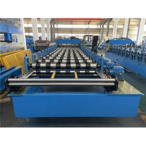 Gear Box Tile Roll Forming Machine With 6 - 8m / Min High Speed 0.6mm 7.5KW