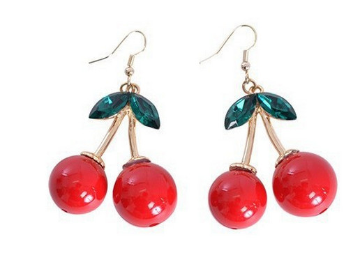 Buy Juicy cherry earrings Earrings at wholesale prices