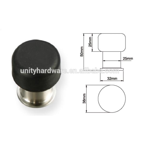 Stainless Steel Flush Bolt Door Accessories for Fire Door Easy Installation Different Length Option