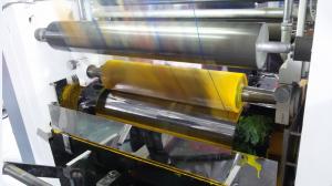 China ELS Rotogravure PVC Shrink Film Label Printing Machine 300m/min 750mm unwind/rewind 3-50kgf servo motor on sale