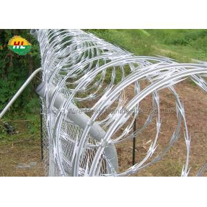 CBT-65 Razor Wire Galvanized Razor Wire Fence Stretched Wire Coils for Farm