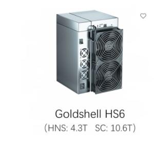 Quality Goldshell HS6 Miner HNS 4.3T SC 10.6T Handshake Blake2B-Sia 2 Algorithms Mining for sale
