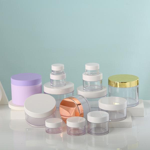 Custom Logo Wide Mouth 200ml PET Plastic Jar for Food and Candy Transparent Empty Customized Accepted Logo Food Grade