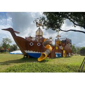 Boat Theme Wooden Park Equipment Smaller Playground Outdoor