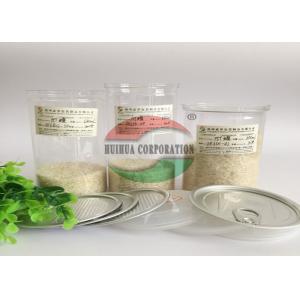 Plastic PET Easy Open Sealable Can With Aluminum EOE For Candy Snack