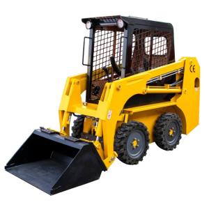 CE EPA Engine Mini Skid Steer Loader Articulated Wheel Loader 1300kg HT25