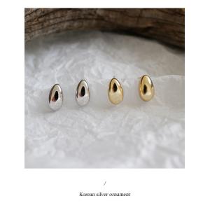 Quality Lanciashow 925 Sterling Silver Jewelry High Polished Teardrop Earrings Stud for sale