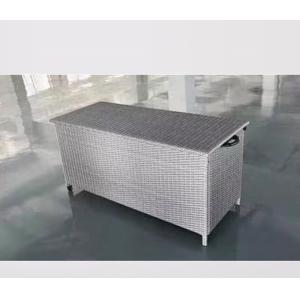 Quality Home Indoor And Outdoor Garden Space Cushion Trunk Furniture Rattan Storage Box Outdoor Woven Rattan Waterproof for sale