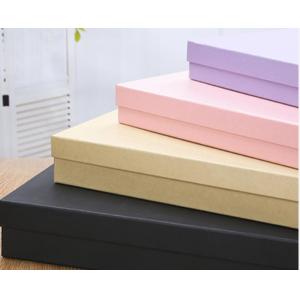 Calendaring Gift Color Box , EE Flute UV CMYK Scarf Gift Boxes