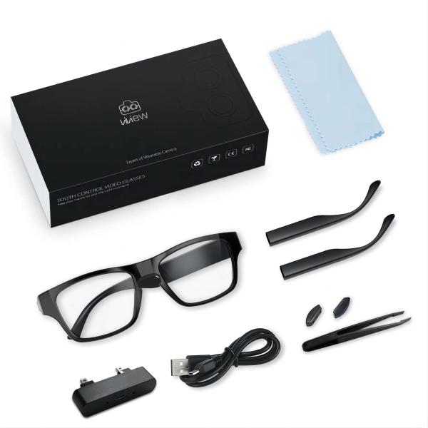 Take Photo Recording Security Camera Glasses WiFi Video For Trekking Camping Fishing