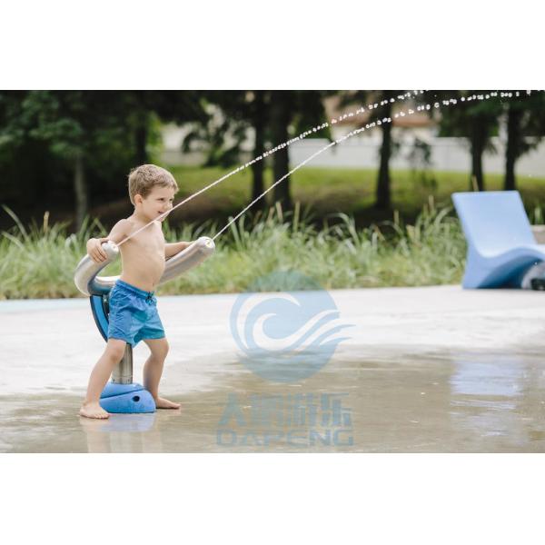 Aqua Spray Park 304 Stainless Steel Double Spray Water Gun For Children Splash Zone