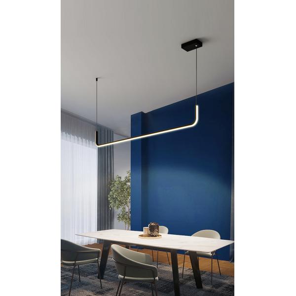 Modern Kitchen Island Chandelier Living Room Black minimalist designer Chandelier (WH-MI-398)