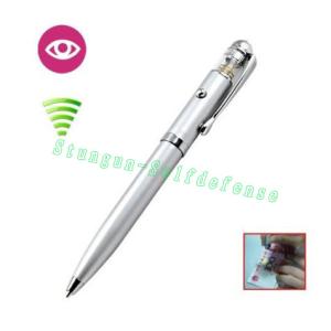 RF SIGNAL TRACER WIRELESS HIDDEN SPY CAMERA BUG DETECTOR Ball Pen with UV LED