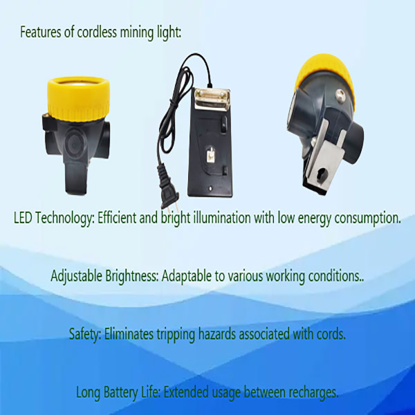 Safety Mining Light Headlamp IP68 Explosion Proof 3.7V Coal Miner Headlight