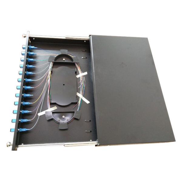 Buy FTTX FTTB 12-24f Cable Termination Patch Panel Rack Mount at wholesale prices