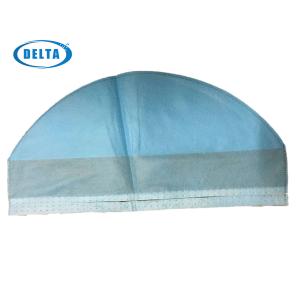 Medical High Quality Disposable Non-woven surgical cap ,with ties or elastic