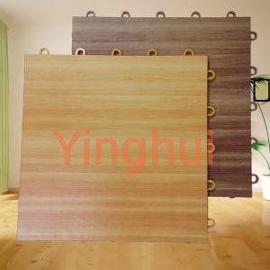 Sports Basketball Courts Flooring Wooden Tiles Sports Wood Floor Plastic
