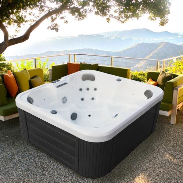 Buy Modern Acrylic Outdoor Freestanding Whirlpool Spa Massage Bathtub at wholesale prices