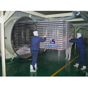 Prefabricated Industrial Sheds Vacuum Freeze Dryer Remote Control Monitoring