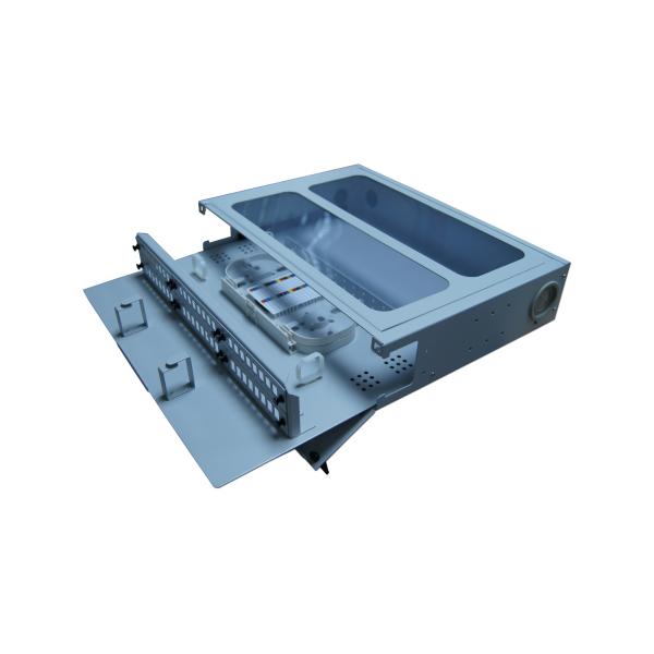 Buy Transparent Door FTTB 48fibers ODF 19" Sliding Patch Panel at wholesale prices